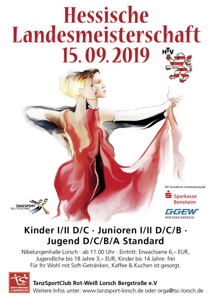 Flyer zur Landesmeisterschaft 2019 in Lorsch