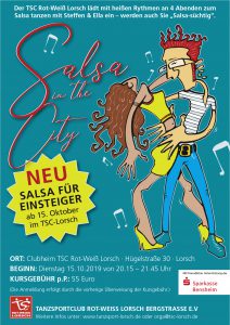 Flyer zum Salsa Workshop 2019