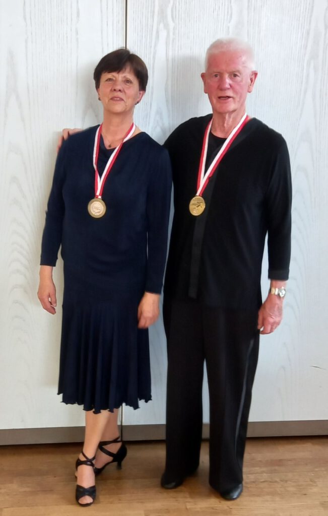 Hildegard Pilster und Harald Spahl bei der Hessischen Meisterschaft Masters III D-Latein 2025