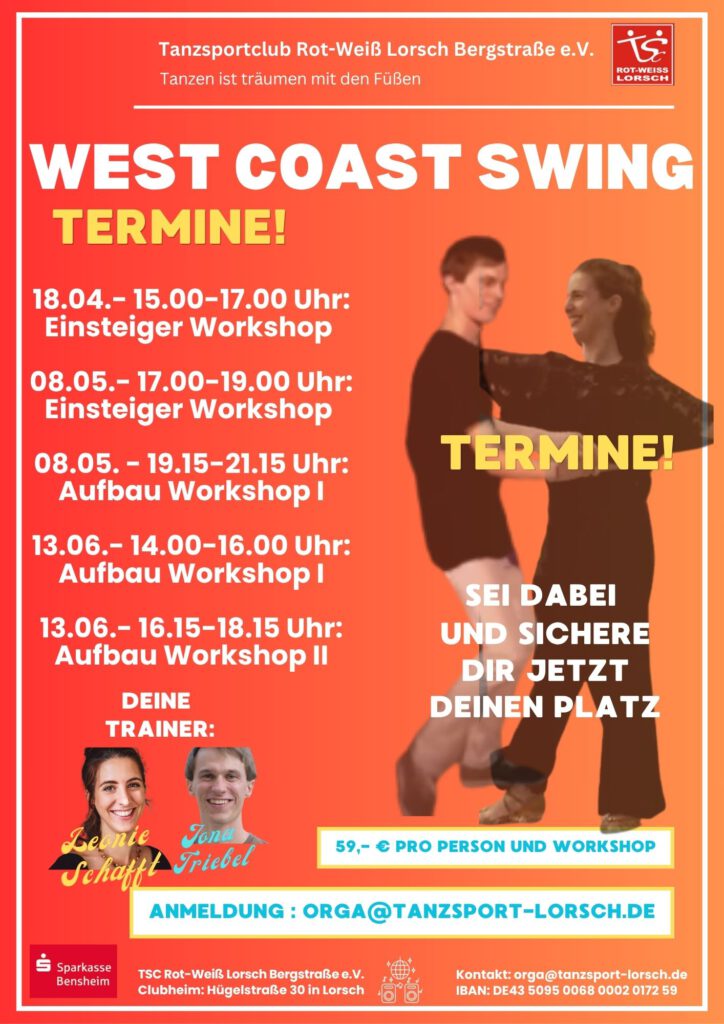 West Coast Swing Plakat 2026