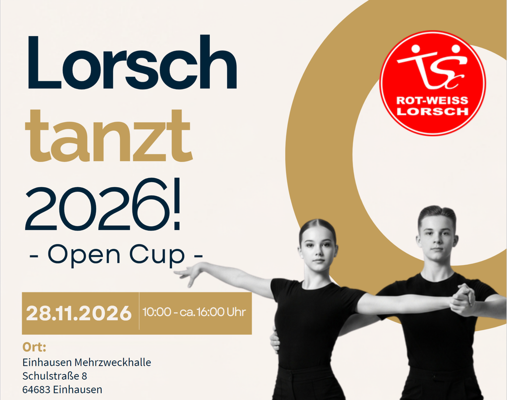 Plakat zur Veranstaltung "Lorsch tanzt 2026"